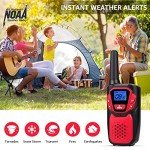 Rechargeable Walkie Talkies for Emergencies - 3 Pack
