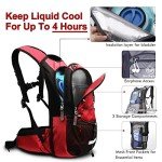 Insulated Hydration Backpack with 3L Water Bladder