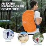 35L Waterproof Hiking Backpack with Water Bladder