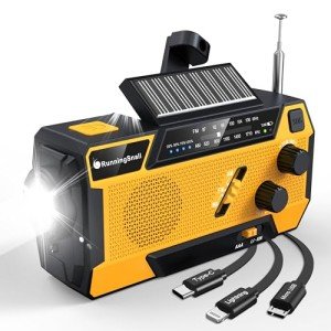 Crank Radio with Weather Alerts and SOS Features