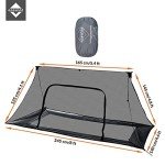 Emergency Camping Shelter with Insect Net and Footprint