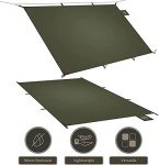 Emergency Camping Shelter with Insect Net and Footprint