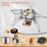 Portable Camping Gas Stove with Windproof Design