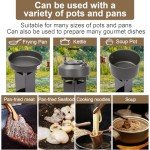 Uniflasy Portable Rocket Stove for Outdoor Cooking