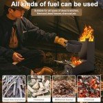 Uniflasy Portable Rocket Stove for Outdoor Cooking