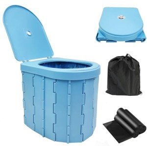 Portable Emergency Toilet Kit for Camping & Travel