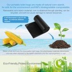Biodegradable Portable Toilet Bags - 106+ Large Pack