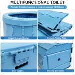 Portable Emergency Toilet Kit for Camping & Travel