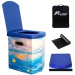 Portable Adult Toilet - XL Foldable Camping Potty