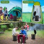 Aydiwops Portable Adjustable Camping Toilet Solution