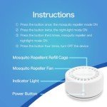 Rechargeable Mosquito Repeller for Outdoor and Indoor