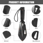 7-in-1 Tactical Mini Hand Shovel for Survival