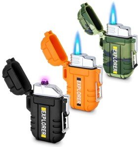 Triple Pack Waterproof Windproof Dual Arc Lighters