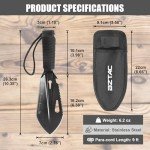 7-in-1 Tactical Mini Hand Shovel for Survival