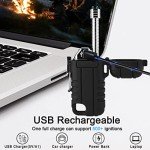 Waterproof Rechargeable Plasma Lighter with Flexible Neck
