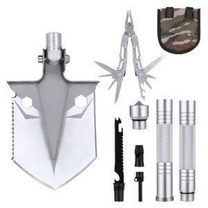 14-in-1 Folding Survival Shovel and Pliers