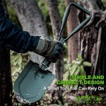 Himutain Military Folding Shovel for Emergencies