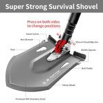 Multifunctional Folding Tactical Survival Shovel