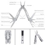 14-in-1 Folding Survival Shovel and Pliers