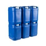 Stackable 5-Gallon Water Storage Containers for Emergencies