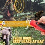 Loud Bear Scare Air Horn for Hiking Safety