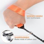 Pocket Chainsaw with Fire Starter - 40" Heavy Duty