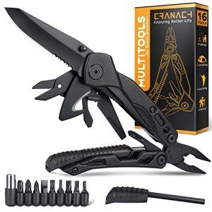 16-in-1 Pocket Multitool Knife for Emergencies