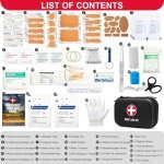 Compact 118-Piece Waterproof Emergency First Aid Kit