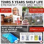 Deluxe 72-Hour Emergency Survival Kit for 4