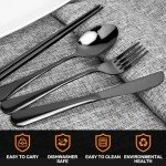 Portable Stainless Steel Cutlery Set with Case