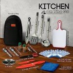 21-Piece Camping Cooking & Kitchen Set