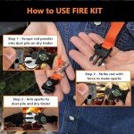 Emergency Whistle with Compass and Fire Starter