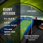 Coleman Skydome Weatherproof Tent with Screen Room
