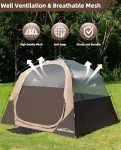 4-Person Waterproof Family Tent with Rainfly