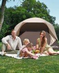4-Person Waterproof Family Tent with Rainfly