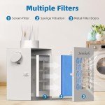 Indoor Dryer Vent Kit with Safety Flap and Filters