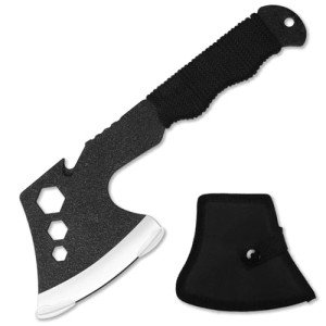 Multi-Functional Camping Axe with Rope Ties