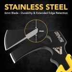 LEXIVON V-ONE Lightweight Survival Hatchet with Sheath