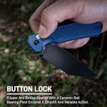 Compact Folding Knife with AR-RPM9 Steel Blade