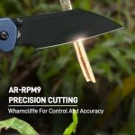 Compact Folding Knife with AR-RPM9 Steel Blade
