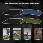 Compact Folding Knife with AR-RPM9 Steel Blade