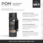POM MK3 Maximum Strength Pepper Spray with Clip