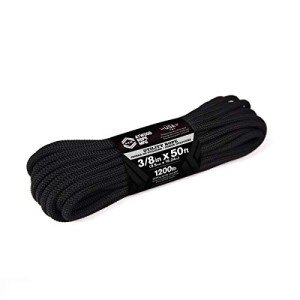 Atwood 3/8” 50ft Braided Utility Rope - Black