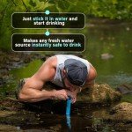 Emergency Water Filter Straw for Outdoor Survival