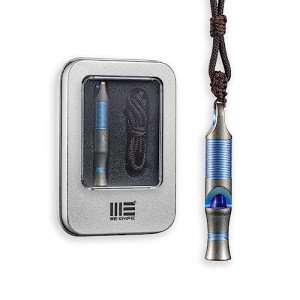 Loud Titanium Survival Whistle with Paracord