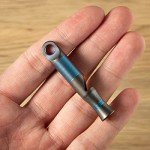 Loud Titanium Survival Whistle with Paracord