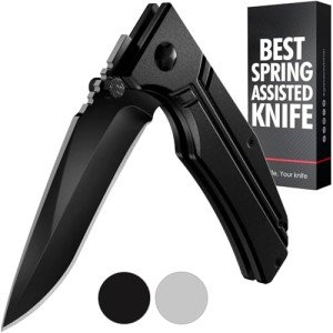 Tactical Folding Knife with Clip - 3.5" Blade