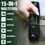 15-in-1 Stainless Steel Multitool for Emergencies
