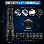 Super Bright Rechargeable Tactical Flashlight for Emergencies