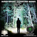 Super Bright Rechargeable LED Flashlight - 10H Battery